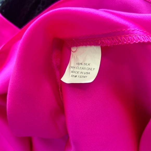 - AMANDA Uprichard 100% Silk Mini Dress Ruffle Front Sleeveless Size Small… - Picture 8 of 8